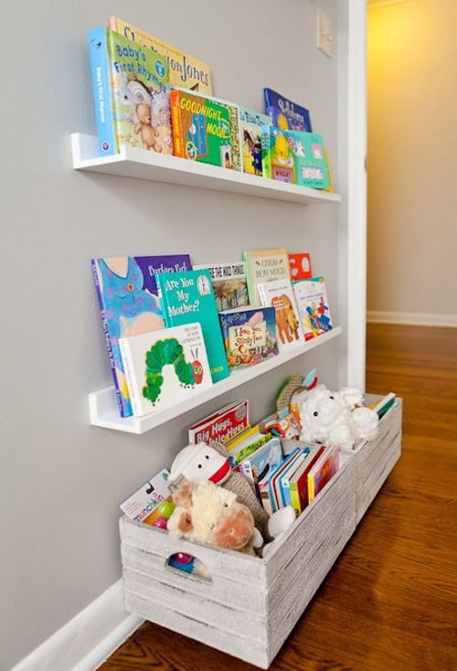 Cómo organizar los libros de los niños