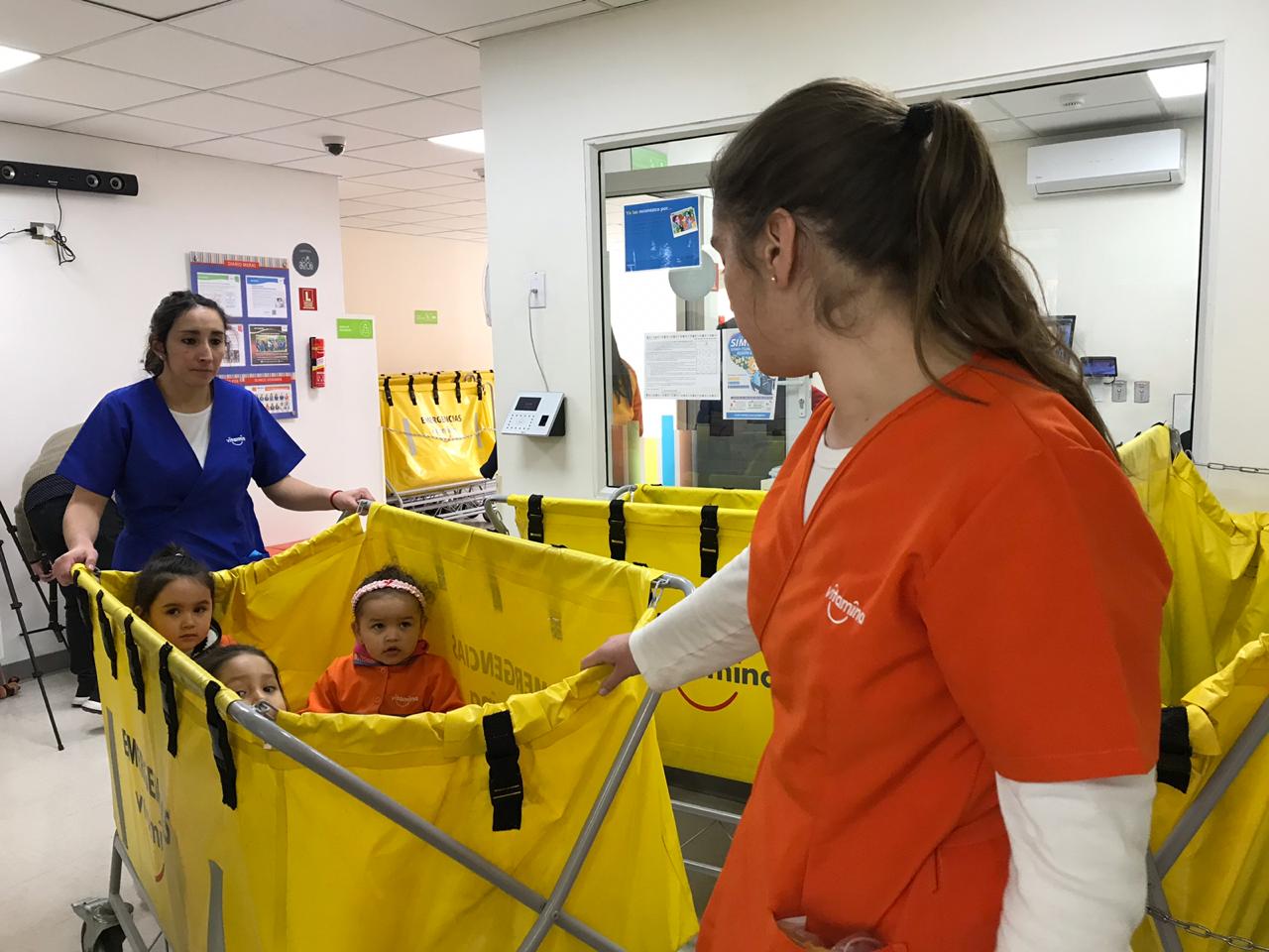 Jardín Vitamina participa del simulacro de sismo y tsunami de ONEMI Valparaíso