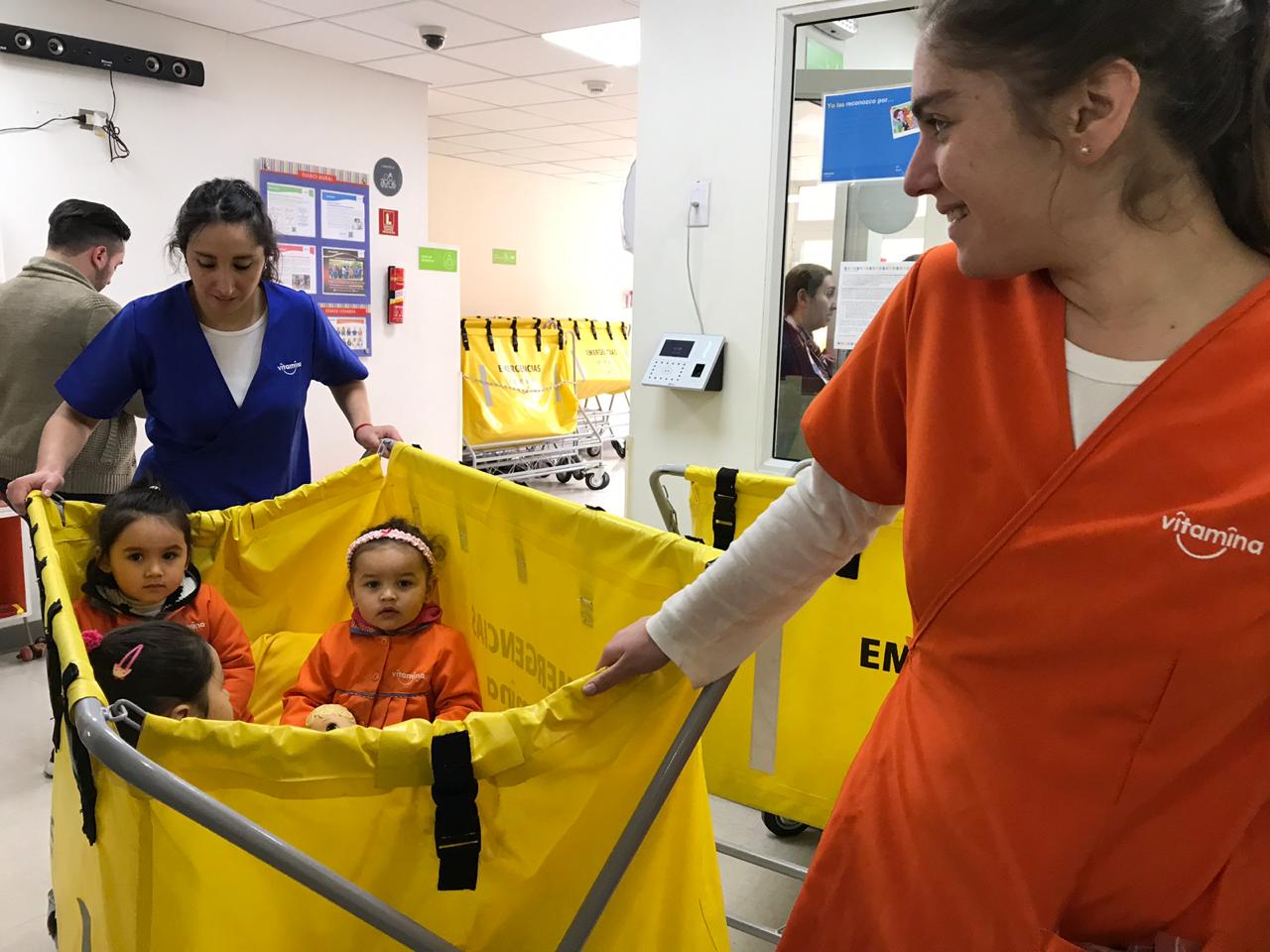 Jardín Vitamina participa del simulacro de sismo y tsunami de ONEMI Valparaíso