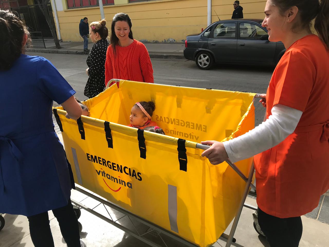 Jardín Vitamina participa del simulacro de sismo y tsunami de ONEMI Valparaíso