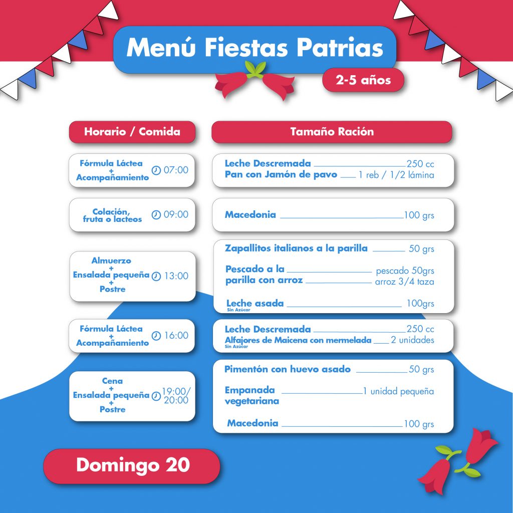 Domingo 20: ¡Hoy le damos un descanso a la carne con menú de pescado!