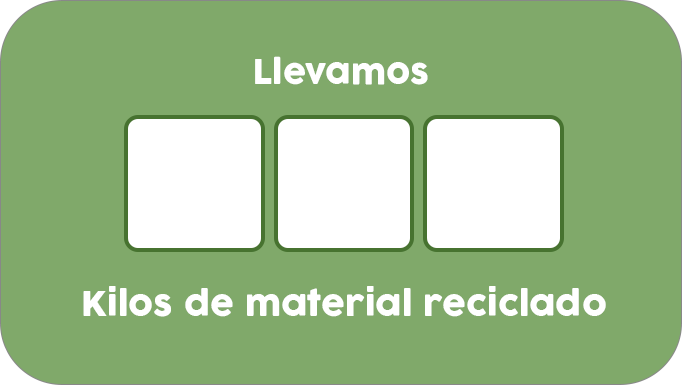 cuenta material reciclado